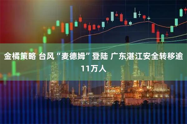 金橘策略 台风“麦德姆”登陆 广东湛江安全转移逾11万人