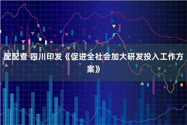 配配查 四川印发《促进全社会加大研发投入工作方案》